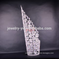 Gorgeous 30" large tall beauty pageant crown with ab crystal pageant round crowns